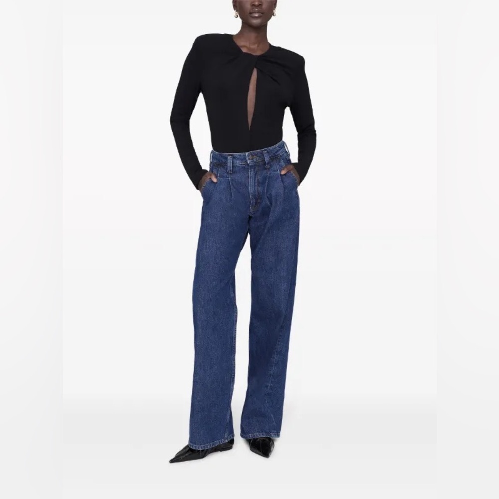 NWT Anine Bing Amaya Cut Out Top Size Large - Picture 4 of 10